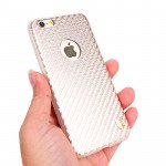 Wholesale iPhone 7 Plus Carbon Fiber Armor Hybrid Case (Rose Gold)